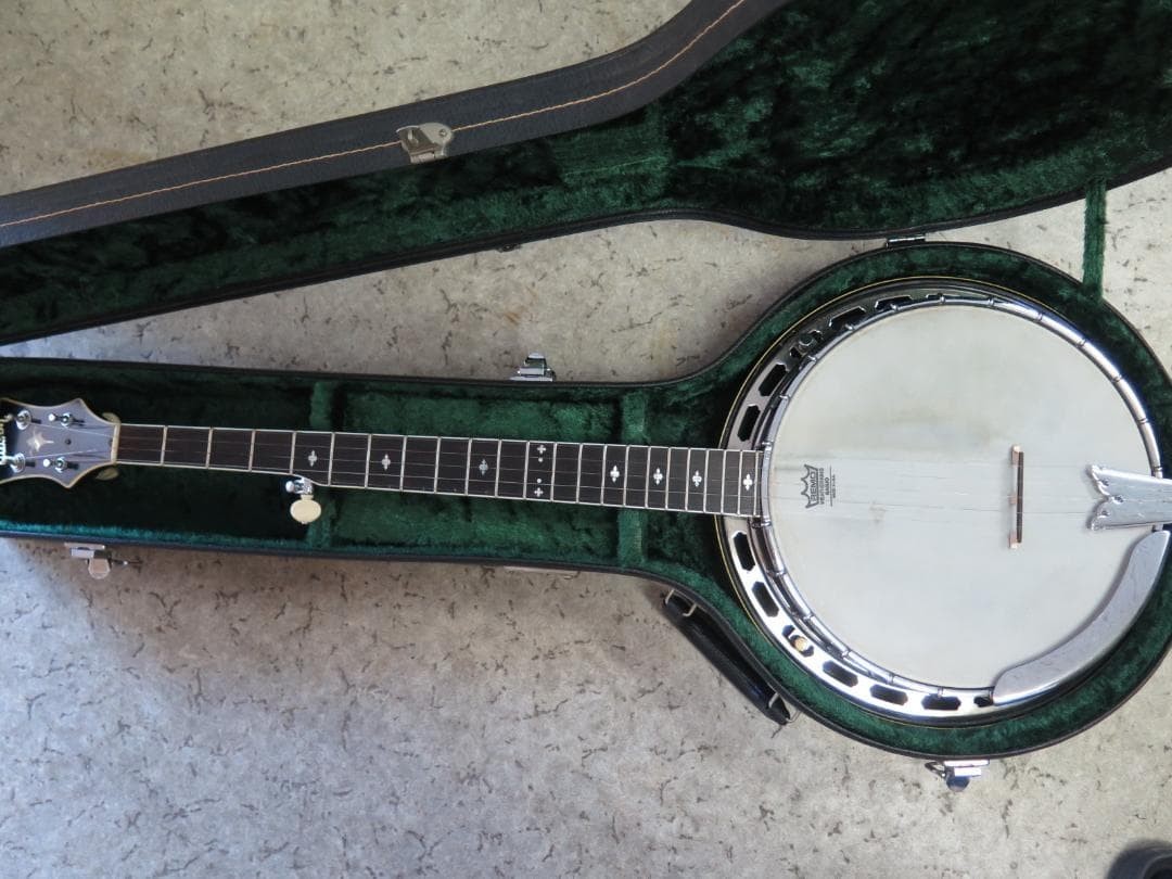 Vintage Gibson RB-250 5-String Banjo 1960s Mahogany Neck 2-Piece Flange