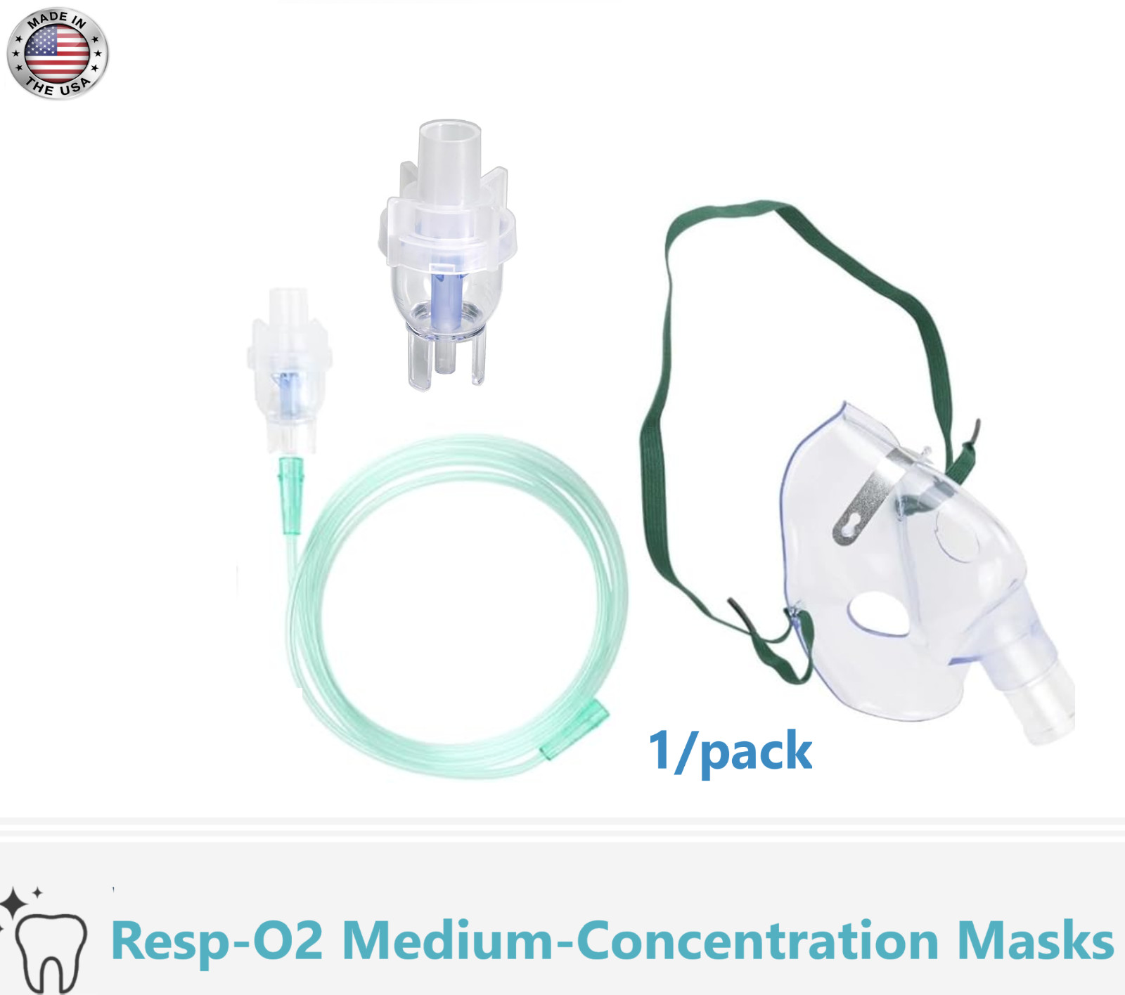 Adult Aerosol Mask 1/Pc with 6cc Cup 7\' Standard Tube Connector Replacement Adult Aerosol Mask 1/Pc with 6cc Cup 7\' Standard Tube Connector Replacement
