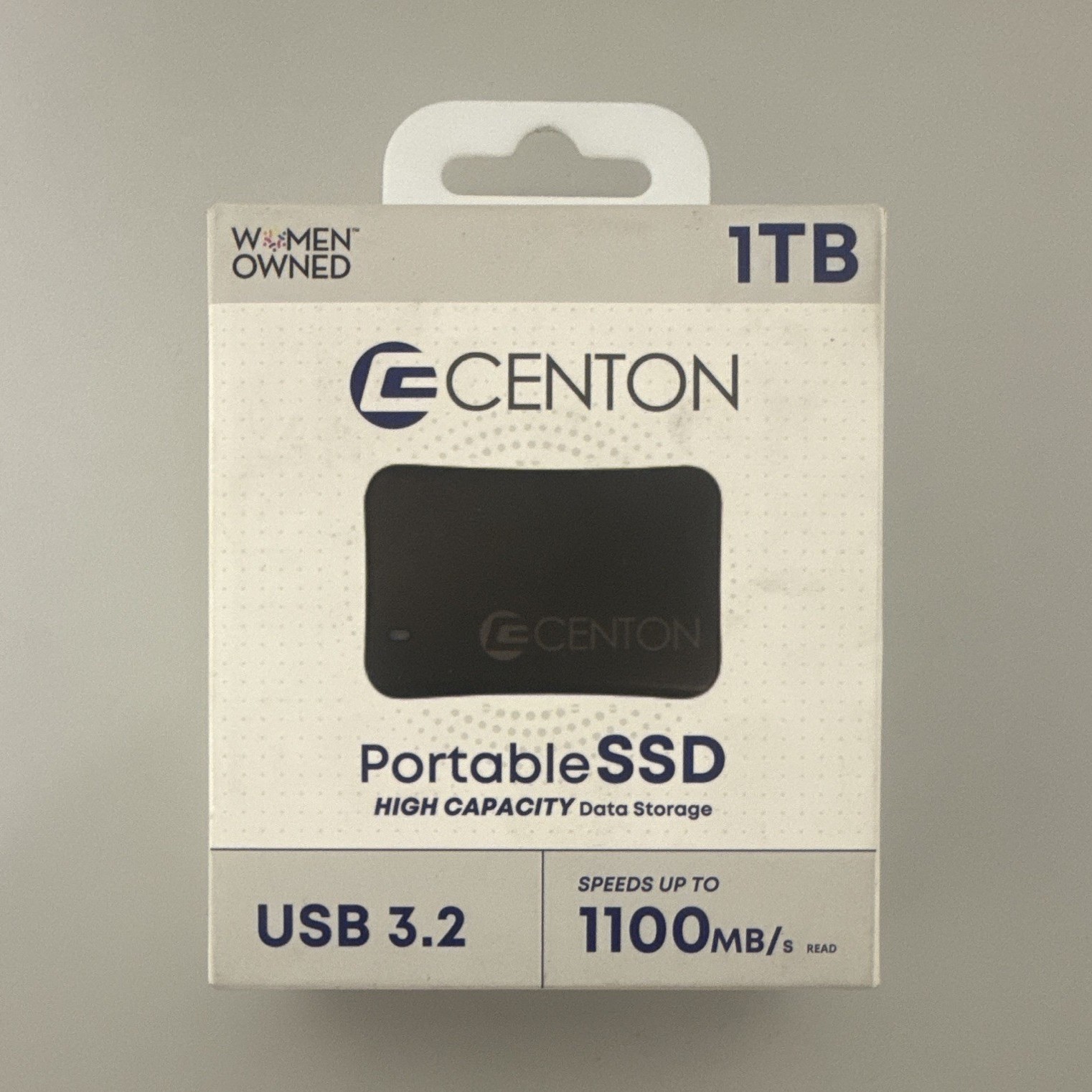 Centon PortableSSD 1TB Portable External SSD USB 3.2 USB-C 1100MB/s Black Centon PortableSSD 1TB Portable External SSD USB 3.2 USB-C 1100MB/s Black