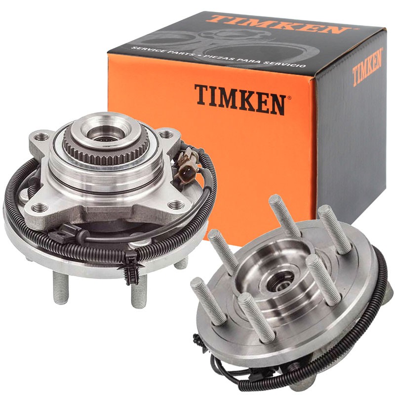TIMKEN 4WD Pair Front Wheel Bearing and Hub for 2015 - 2017 Ford F-150 F150 6Lug