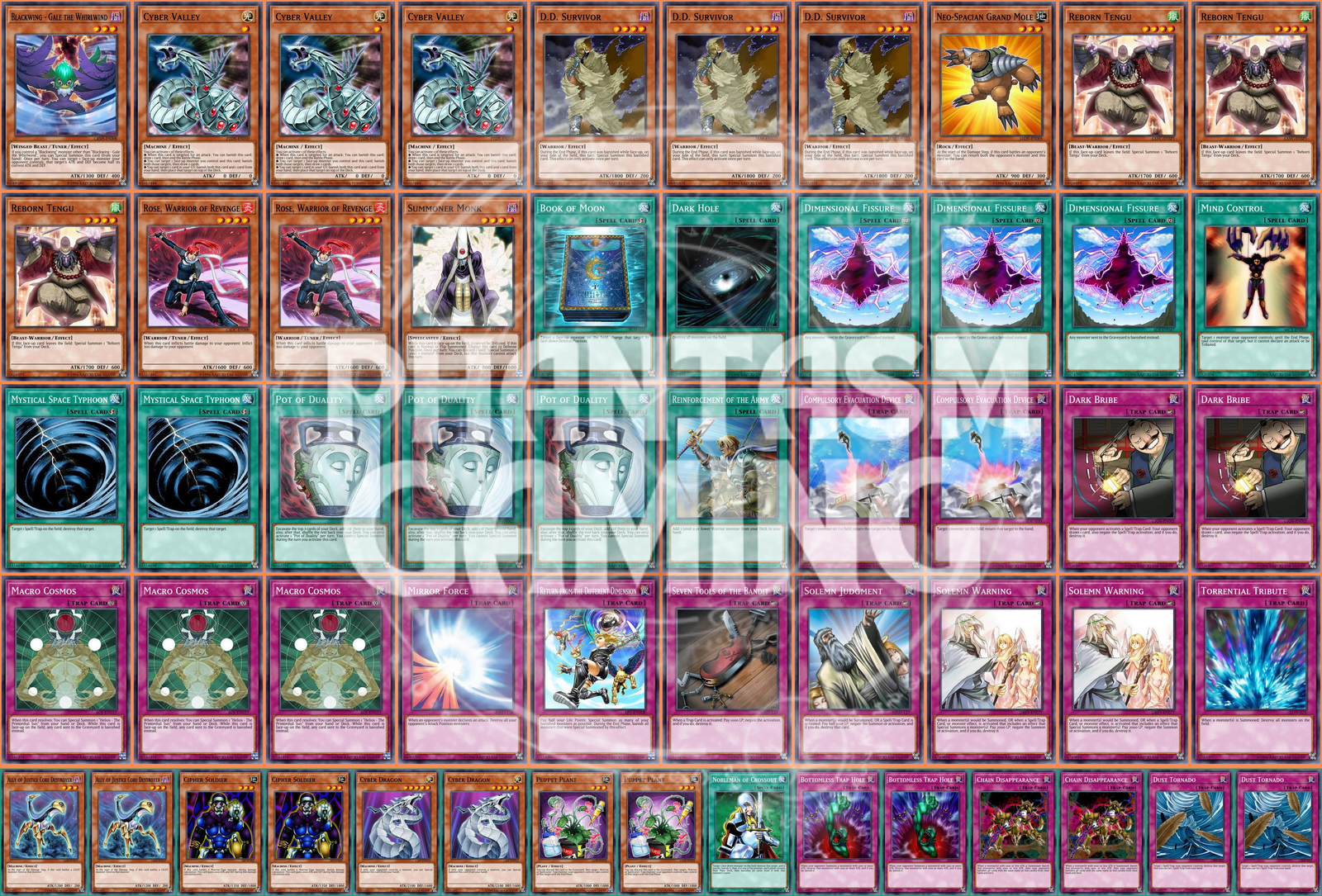 Macro Stun Deck Dimensional Fissure Cosmos Reborn Caius Yugioh