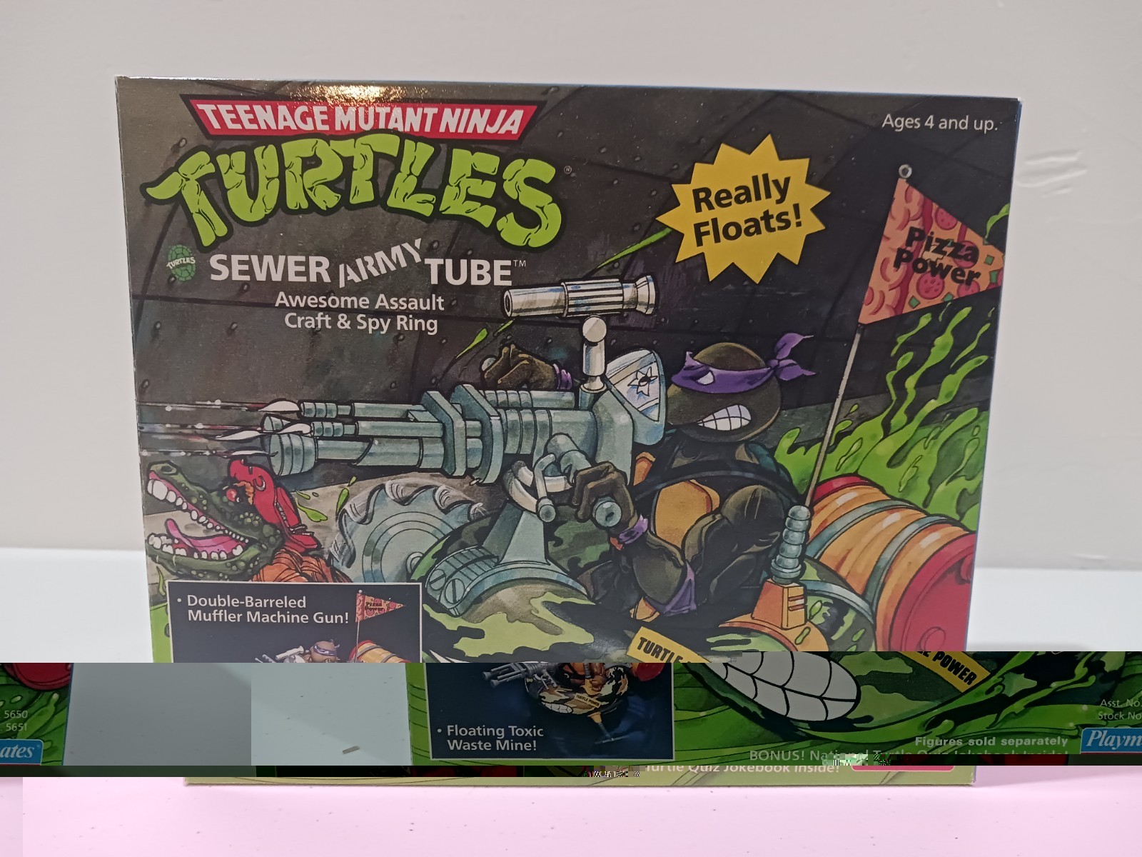 Vintage Ninja Turtles TMNT Sewer Army Tube 1989 Playmates New Open Box Nice