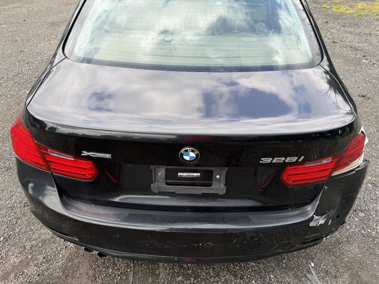 2012-2017 BMW 328i Deck Lid Black