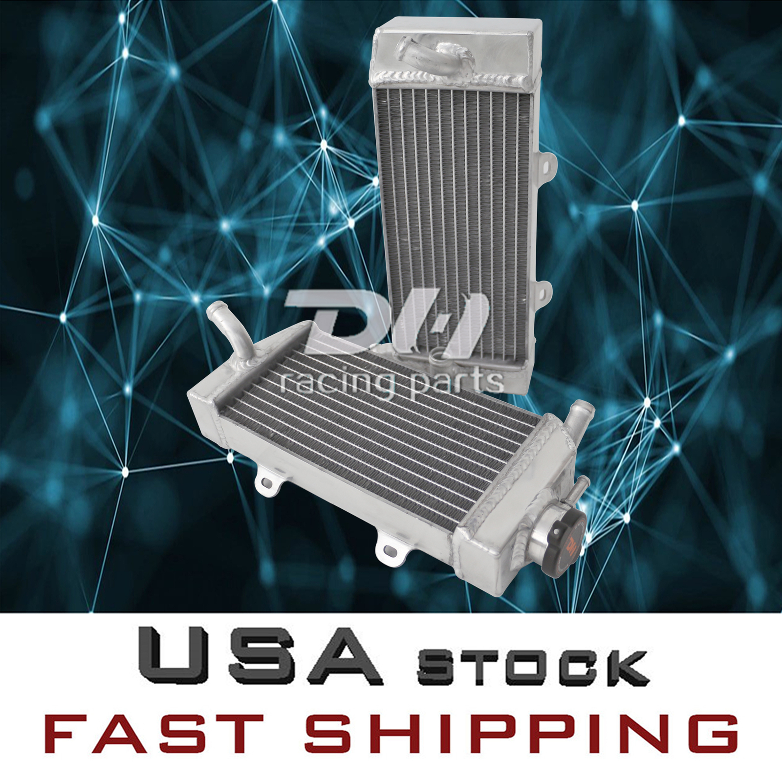 All Aluminum Hi-performance Racing Radiator Fits 2005-2006 Honda CRF450R 2-piece All Aluminum Hi-performance Racing Radiator Fits 2005-2006 Honda CRF450R 2-piece