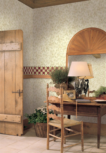 (4) NEW Rolls NextWall CTY14107 Leaf Berry Vine Wallpaper prepasted wall 