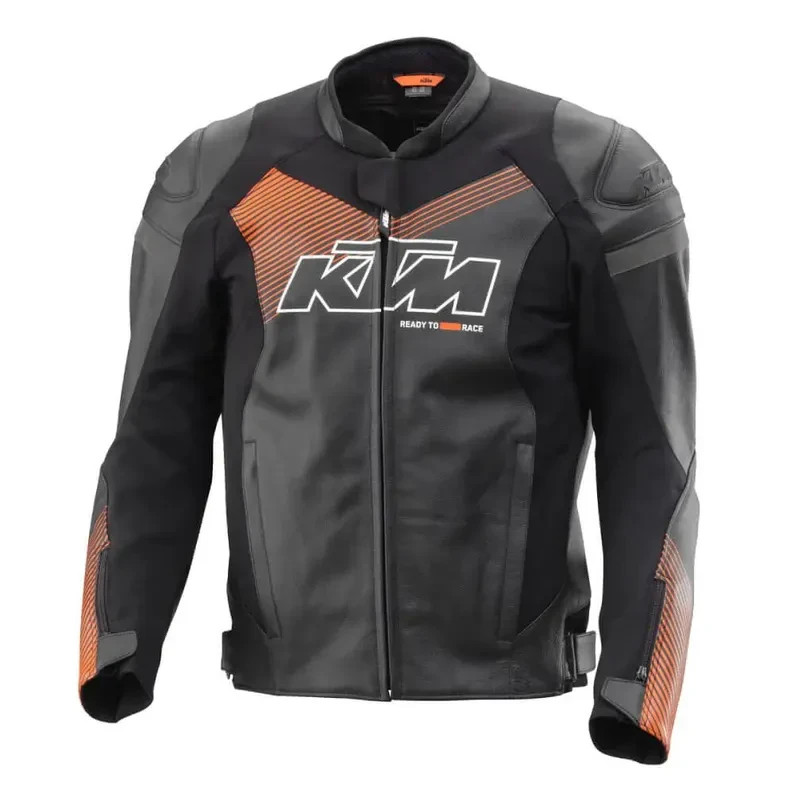 KTM Ready to Race Motorcycle Riding Gear Biker Genuine Cowhide Leather Jacket KTM Ready to Race Motorcycle Riding Gear Biker Genuine Cowhide Leather Jacket
