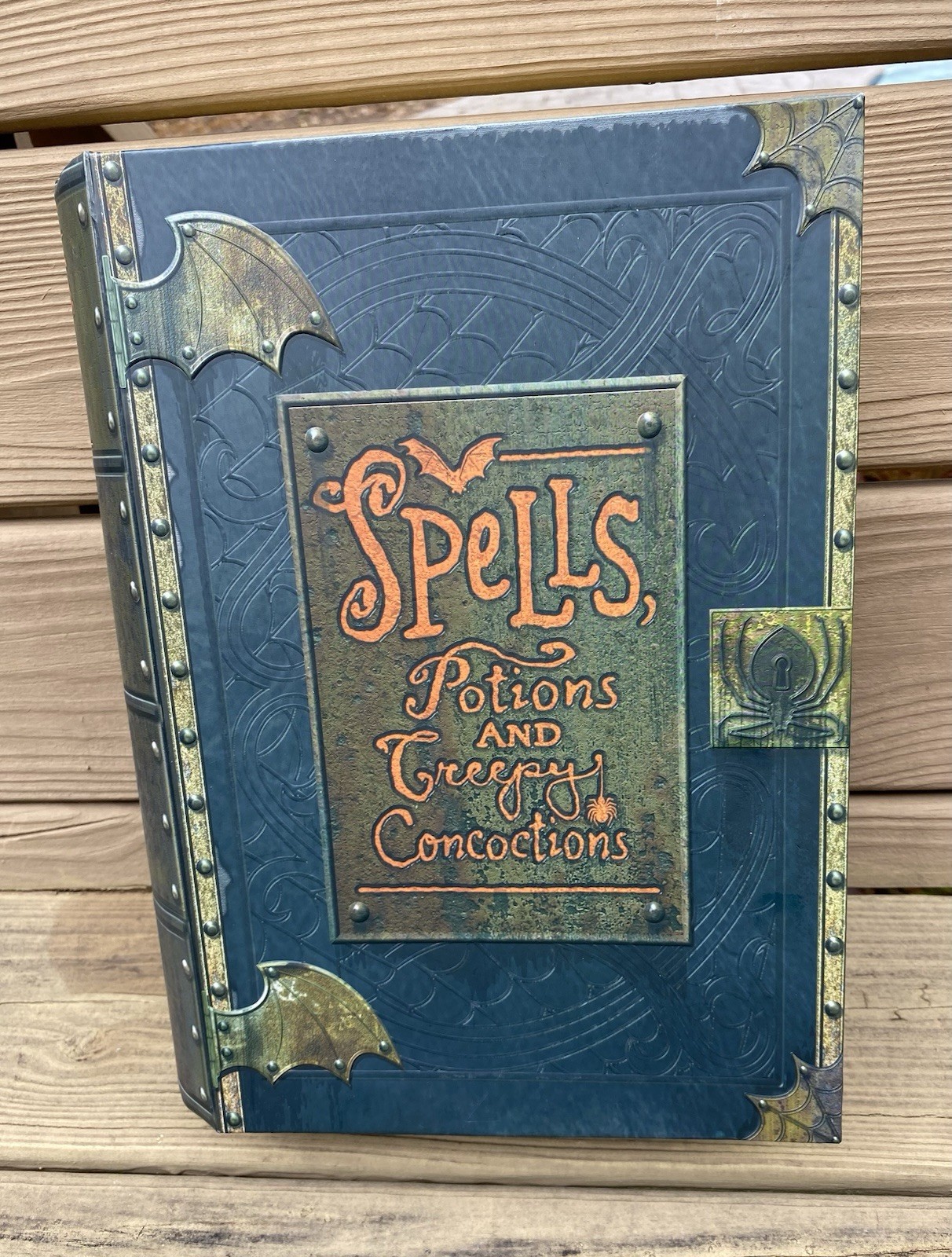 HALLMARK SPELLS POTIONS & Creepy Concoctions Hauntington Halloween candy box HALLMARK SPELLS POTIONS & Creepy Concoctions Hauntington Halloween candy box