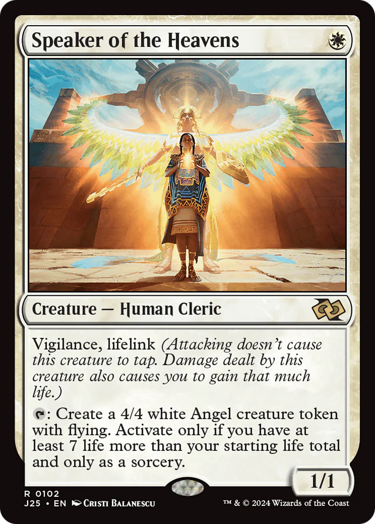 MTG Speaker of the Heavens [Foundations Jumpstart] Near Mint Magic