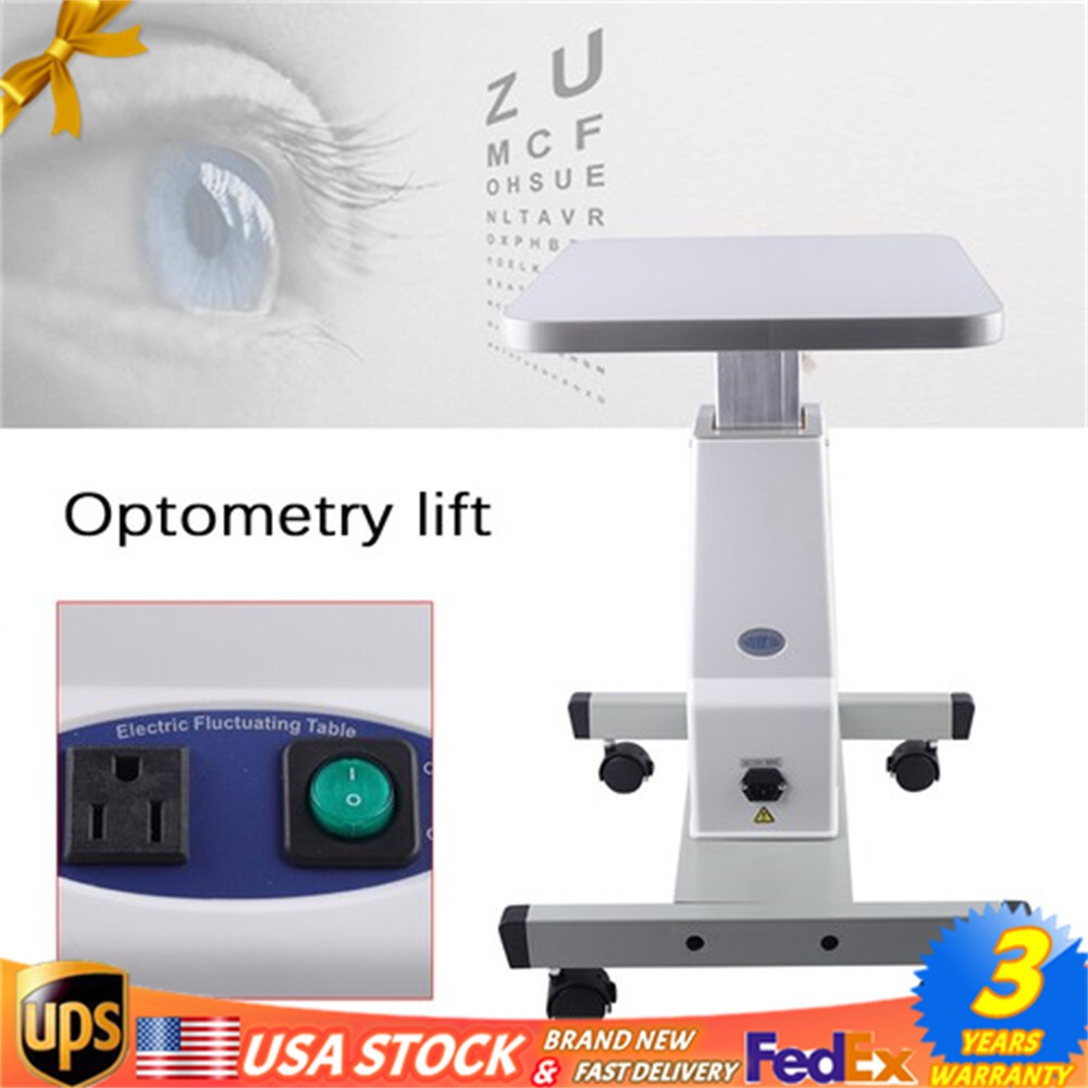 Ophthalmic Work Table Optometry Lift Optical Motorized Table Move Stand 40x48cm