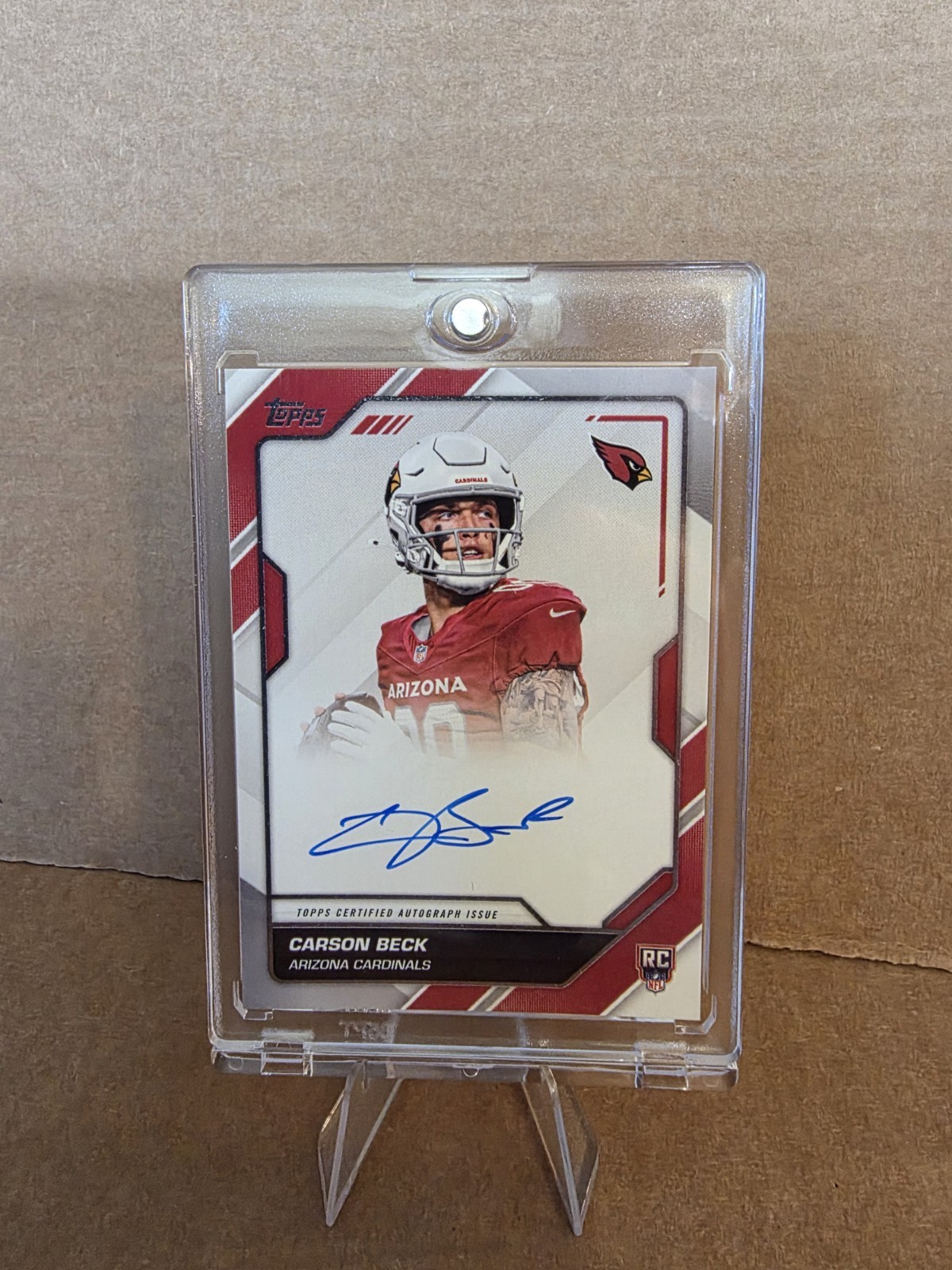2026 TOPPS FLAGSHIP FOOTBALL CARSON BECK RC #FFS-CB FIRST SIGNATURES AUTO MINT 2026 TOPPS FLAGSHIP FOOTBALL CARSON BECK RC #FFS-CB FIRST SIGNATURES AUTO MINT