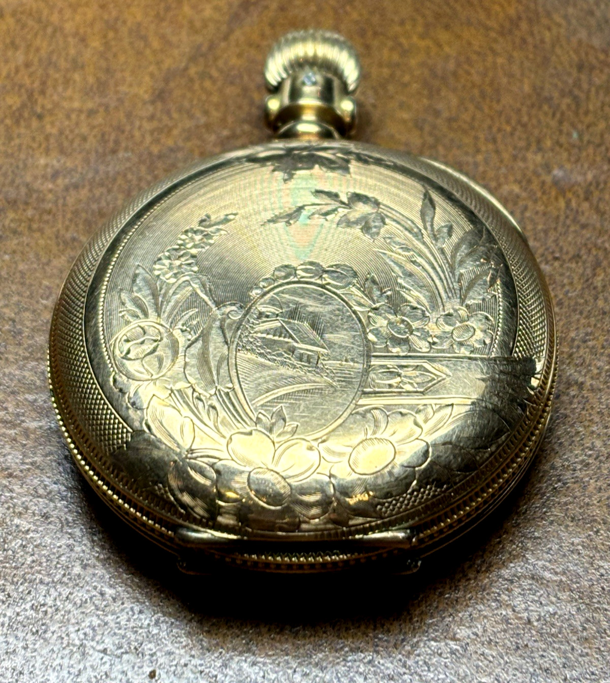 Antique 14K GF Pocket Rail Watch Dueber Case J.S. Townsend Movement - Gorgeous Antique 14K GF Pocket Rail Watch Dueber Case J.S. Townsend Movement - Gorgeous