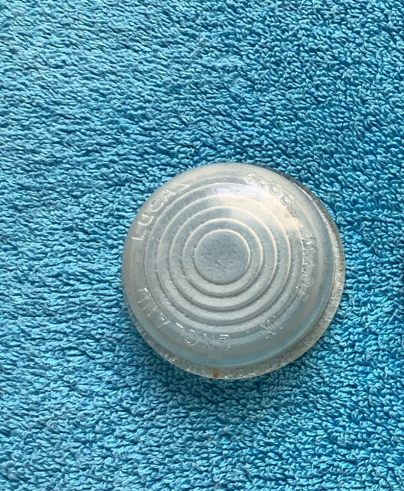 Original Lucas 488B Frosted Lens Fits Austin Healey 100 & 100S Original Lucas 488B Frosted Lens Fits Austin Healey 100 & 100S
