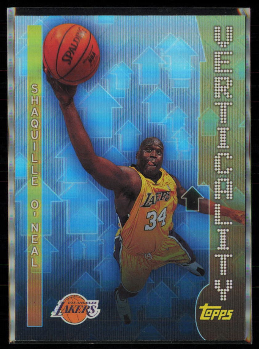 2002-03 Topps Shaquille O'Neal Verticality #V14