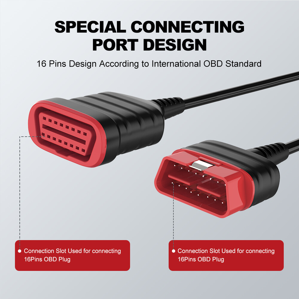 2025 THINKCAR OBD2 Adapter ThinkDiag OBD2 Extension Cable 16 Pin Cable NEW USA