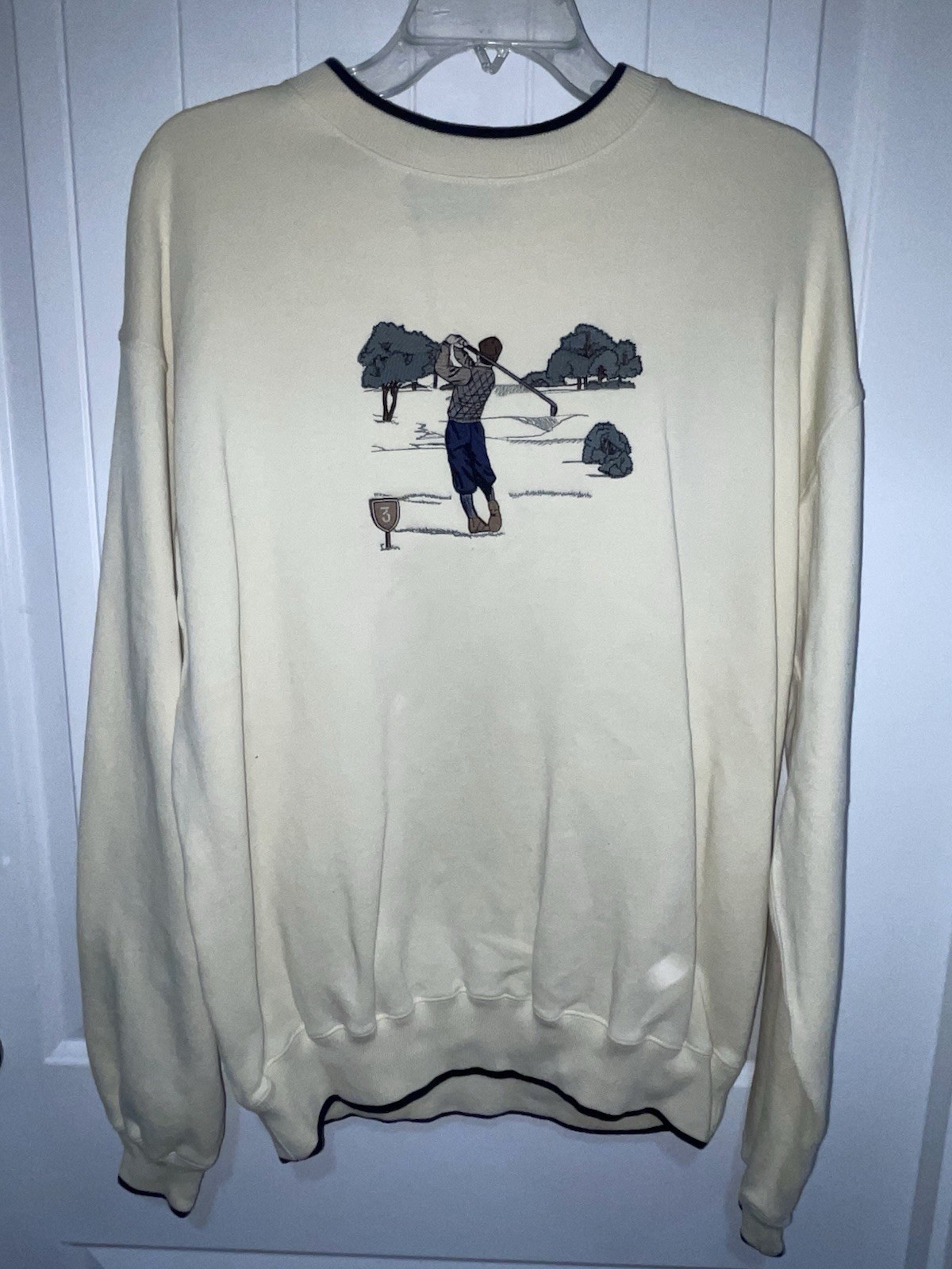 Vtg 90s C&B Sport Embroidered Golf Crewneck Mens Sweatshirt Med Croft & Barrow Vtg 90s C&B Sport Embroidered Golf Crewneck Mens Sweatshirt Med Croft & Barrow