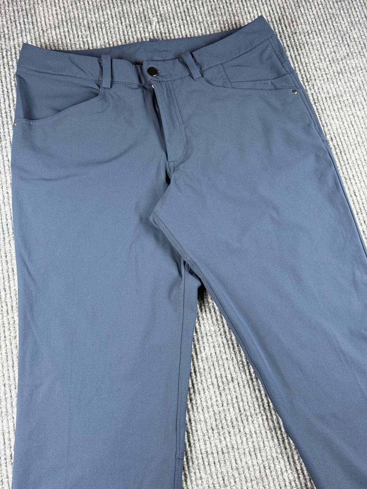 Lululemon ABC Commision Pants Mens 34 Warpstreme Navy 5 Pocket Stretch Athletic Lululemon ABC Commision Pants Mens 34 Warpstreme Navy 5 Pocket Stretch Athletic