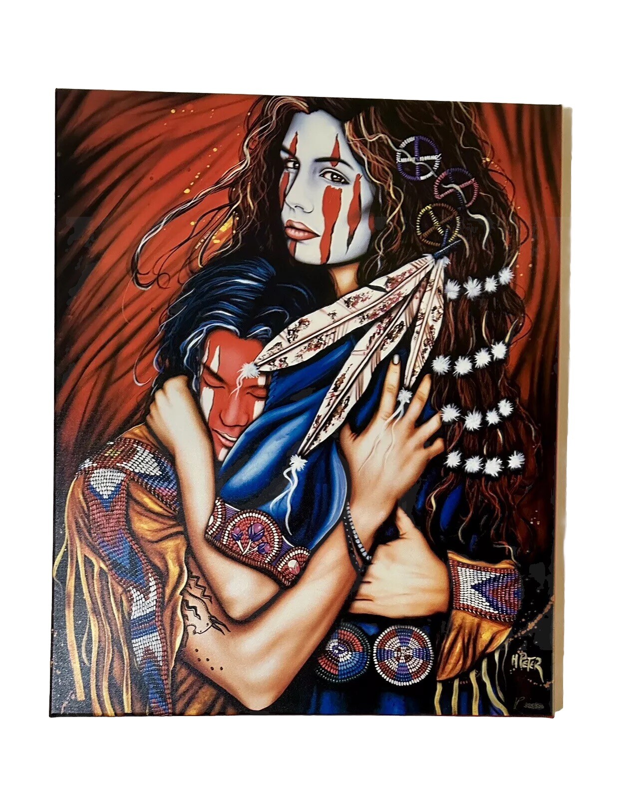 Vintage Henri Peter Limited Edition \'Like A Rock ‘ Print on Canvas Vintage Henri Peter Limited Edition \'Like A Rock ‘ Print on Canvas