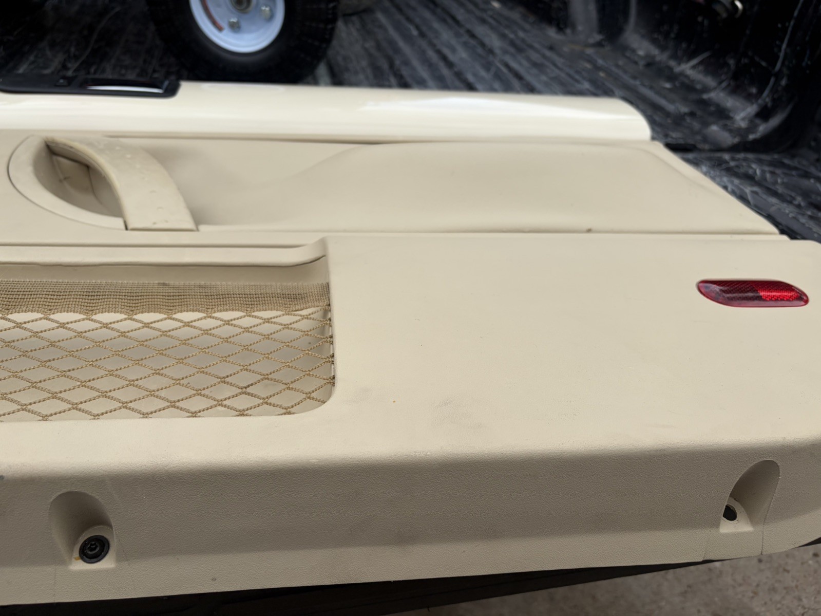 1998-2010 VW Beetle Coupe Front Door Panel passenger in Harvest Moon / Tan 1998-2010 VW Beetle Coupe Front Door Panel passenger in Harvest Moon / Tan