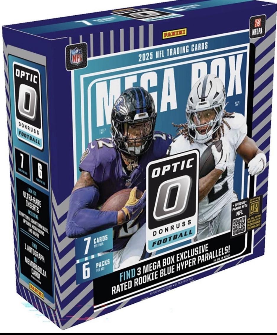 Panini 2025 Donruss Optic NFL Mega Box - Factory Sealed - eBay LIVE RIP Panini 2025 Donruss Optic NFL Mega Box - Factory Sealed - eBay LIVE RIP