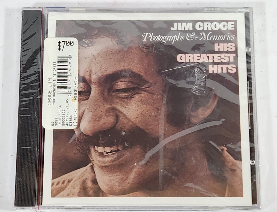 Vintage 1985 JIM CROCE - Photographs & Memories: His Greatest Hits CD Sealed New