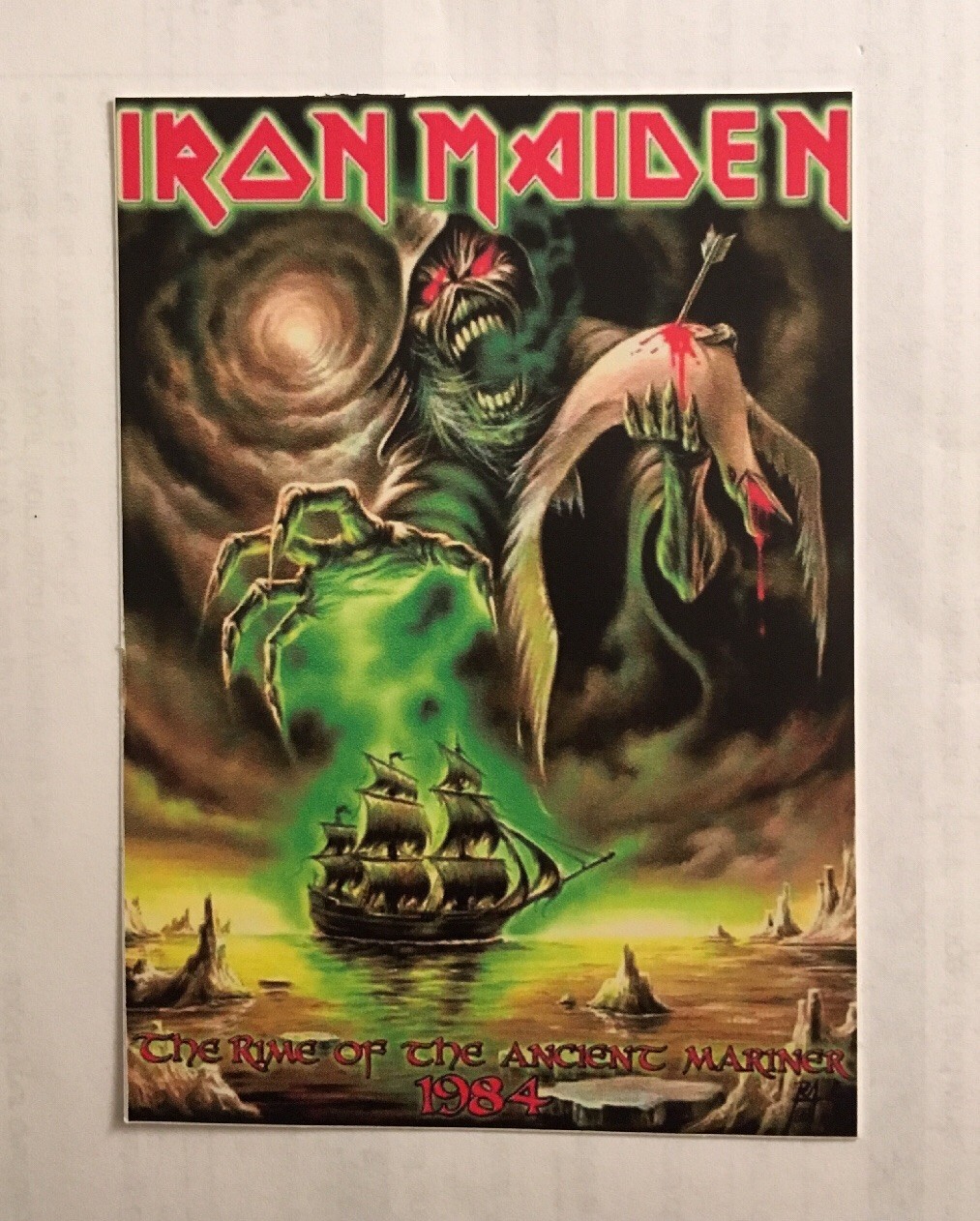 Iron Maiden Sticker - The Rime Of The Ancient Mariner