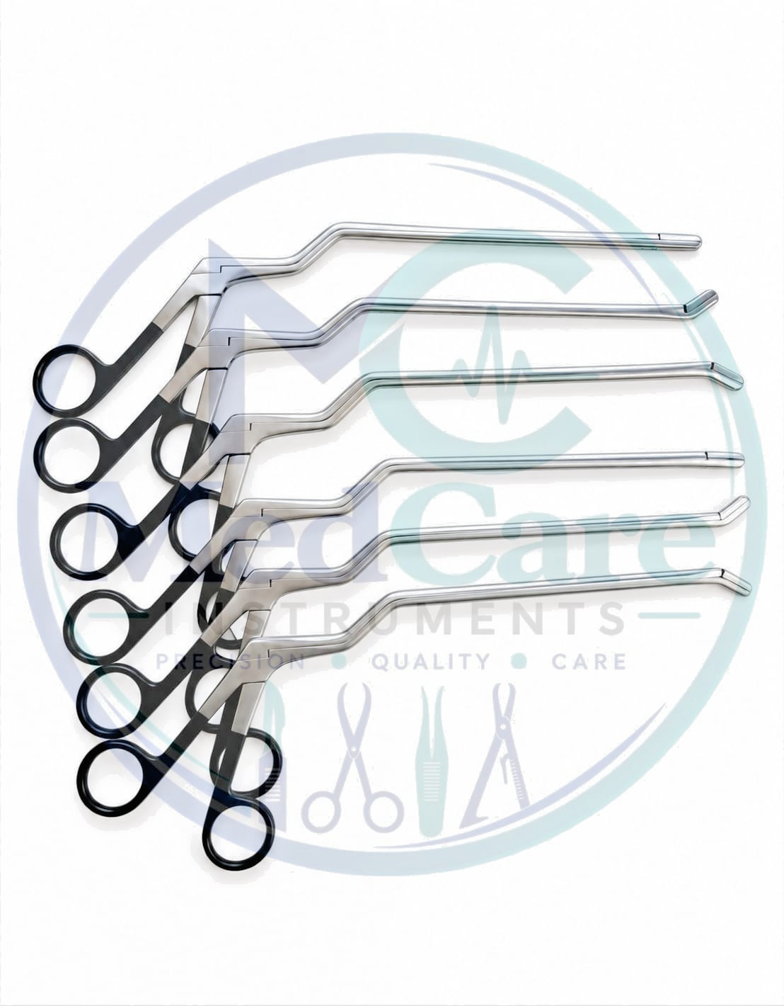 Caspar Intervertebral Bayonet Disc Rongeur set of 6 Pcs Orthopedic Spine