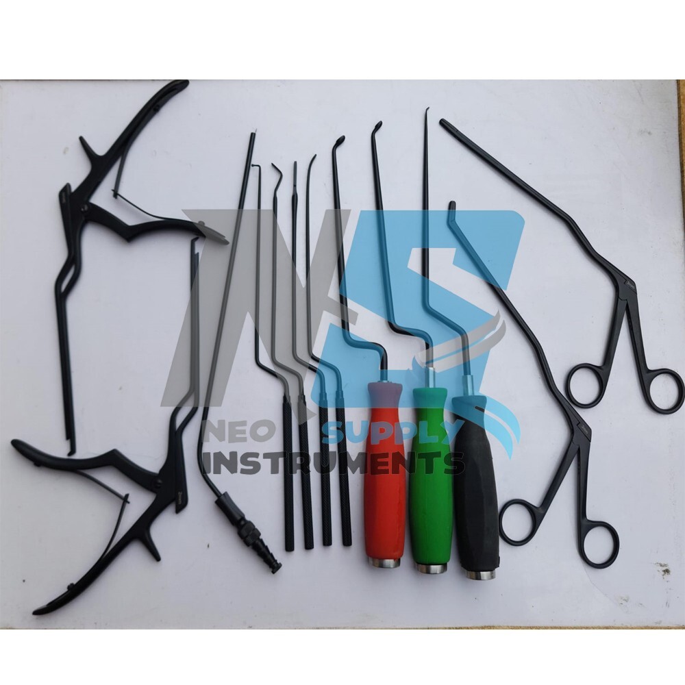 Posterior Lumbar Minimally Invasive Spine Instrument Set of 12 Orthopedic