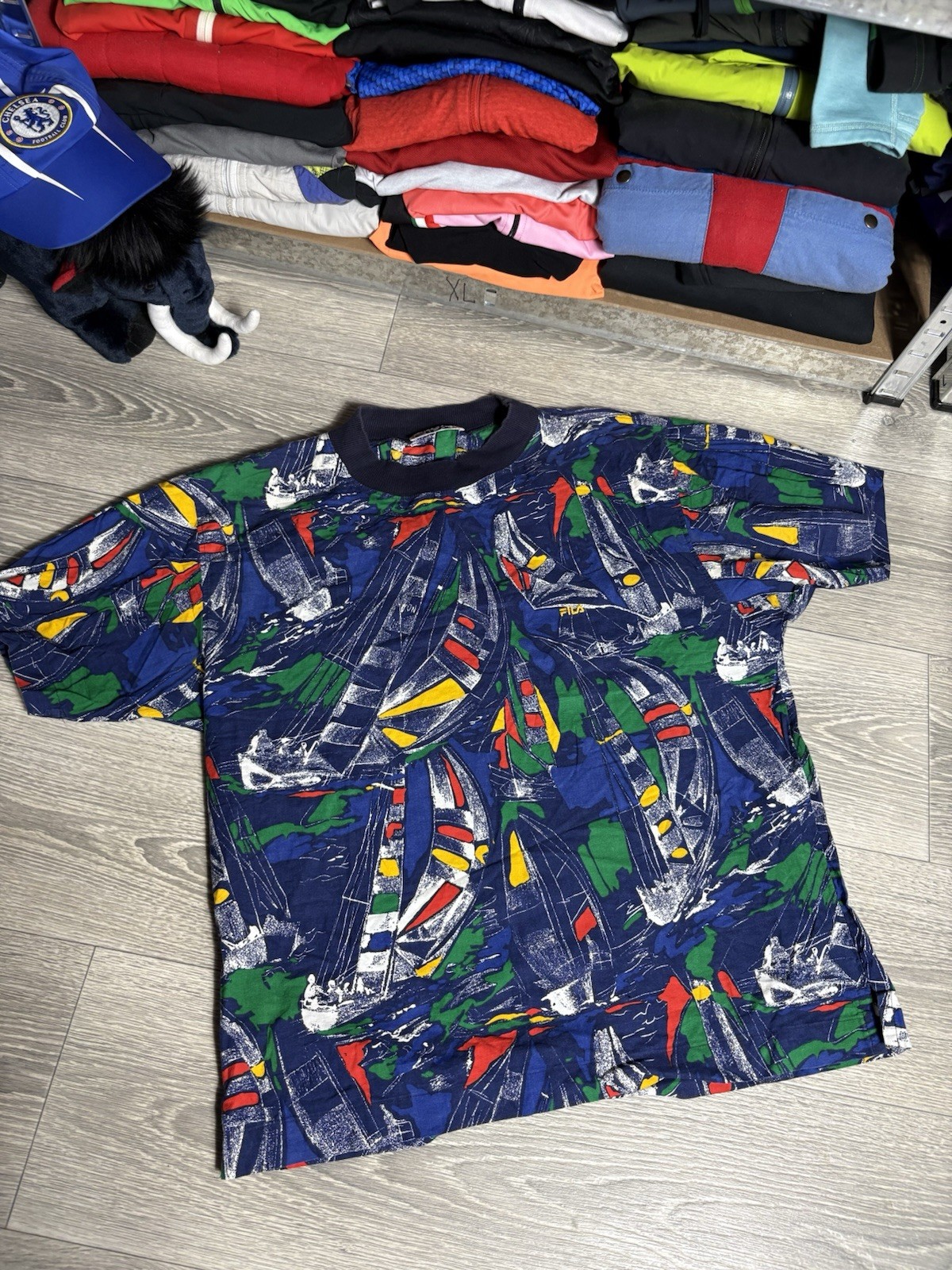 Vintage FILA YACHTING BOARD Shirt Men\'s Size L Large Rare Vintage FILA YACHTING BOARD Shirt Men\'s Size L Large Rare