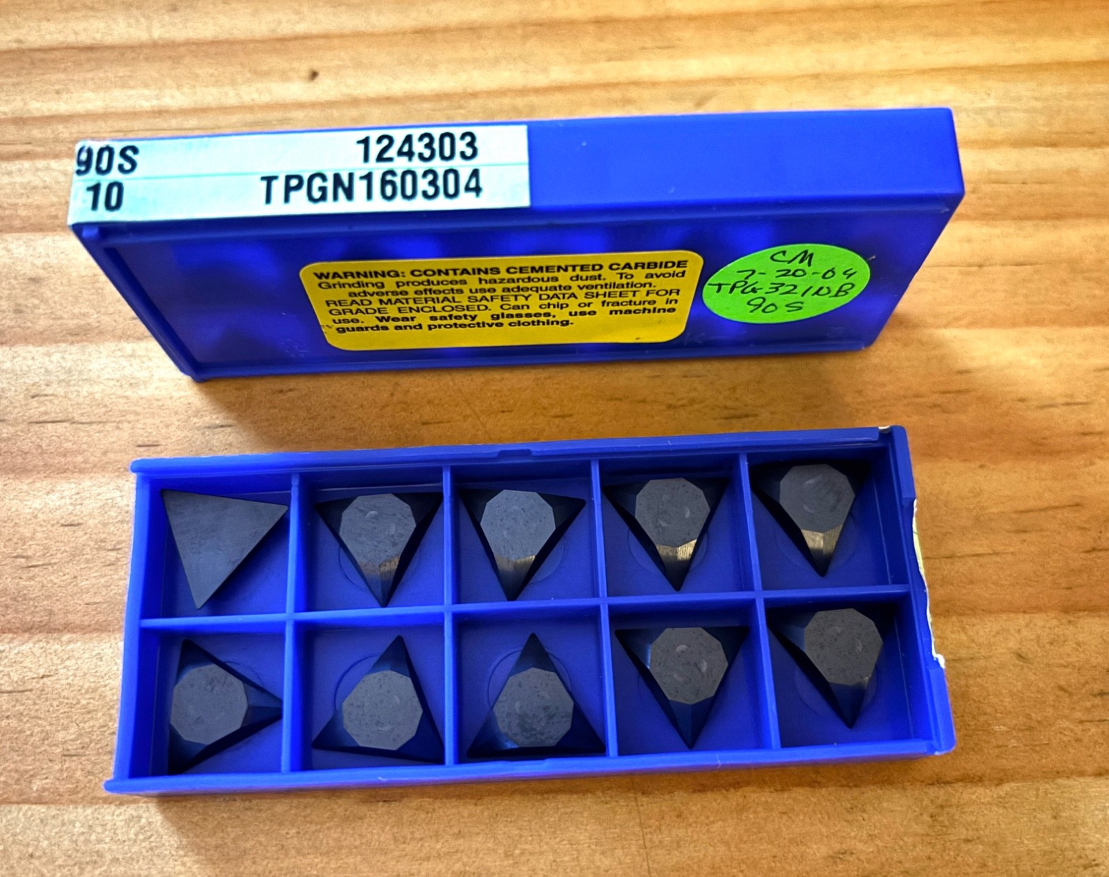SUMITOMO Carbide Inserts - TPG 321 NB90S, TPGN160304 - Qty. 10 - NEW