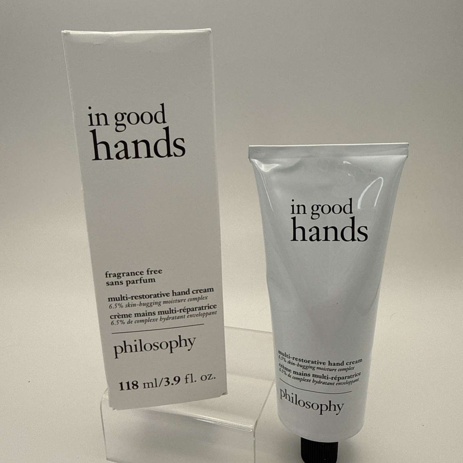 PHILOSOPHY ~ In Good Hands ~ Fragrance-Free Restorative Hand Cream ~ 3.9 oz PHILOSOPHY ~ In Good Hands ~ Fragrance-Free Restorative Hand Cream ~ 3.9 oz