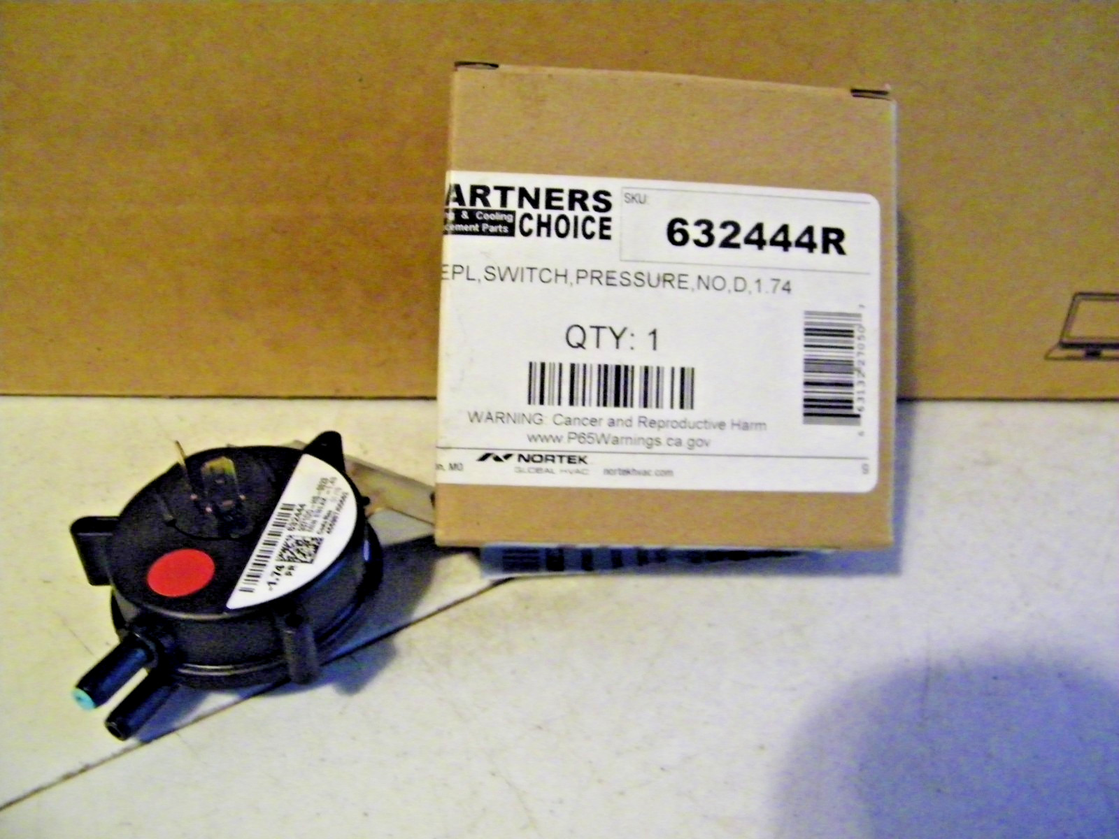 New Partners Choice Pressure Switch 632444R New Partners Choice Pressure Switch 632444R