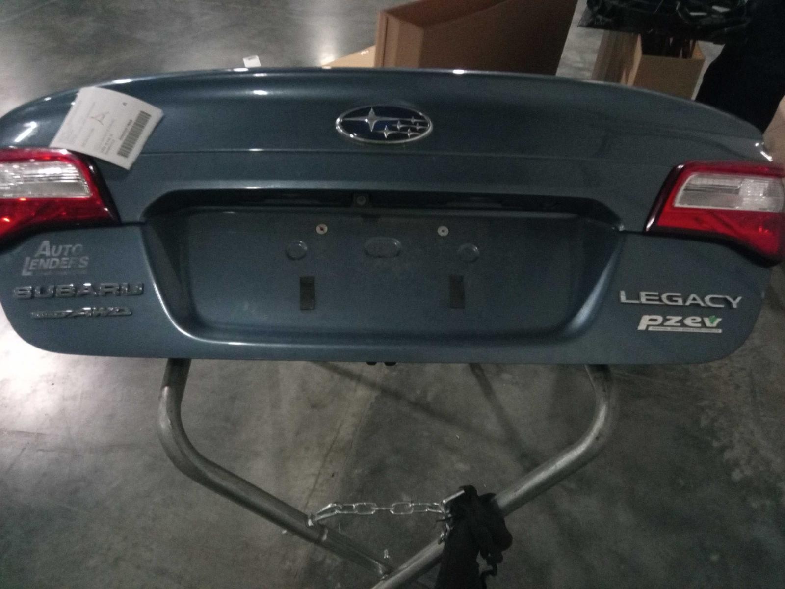 2016 Subaru Legacy Blue Deck Lid Trunk Lid OEM Used 124K Miles NJ25-31980