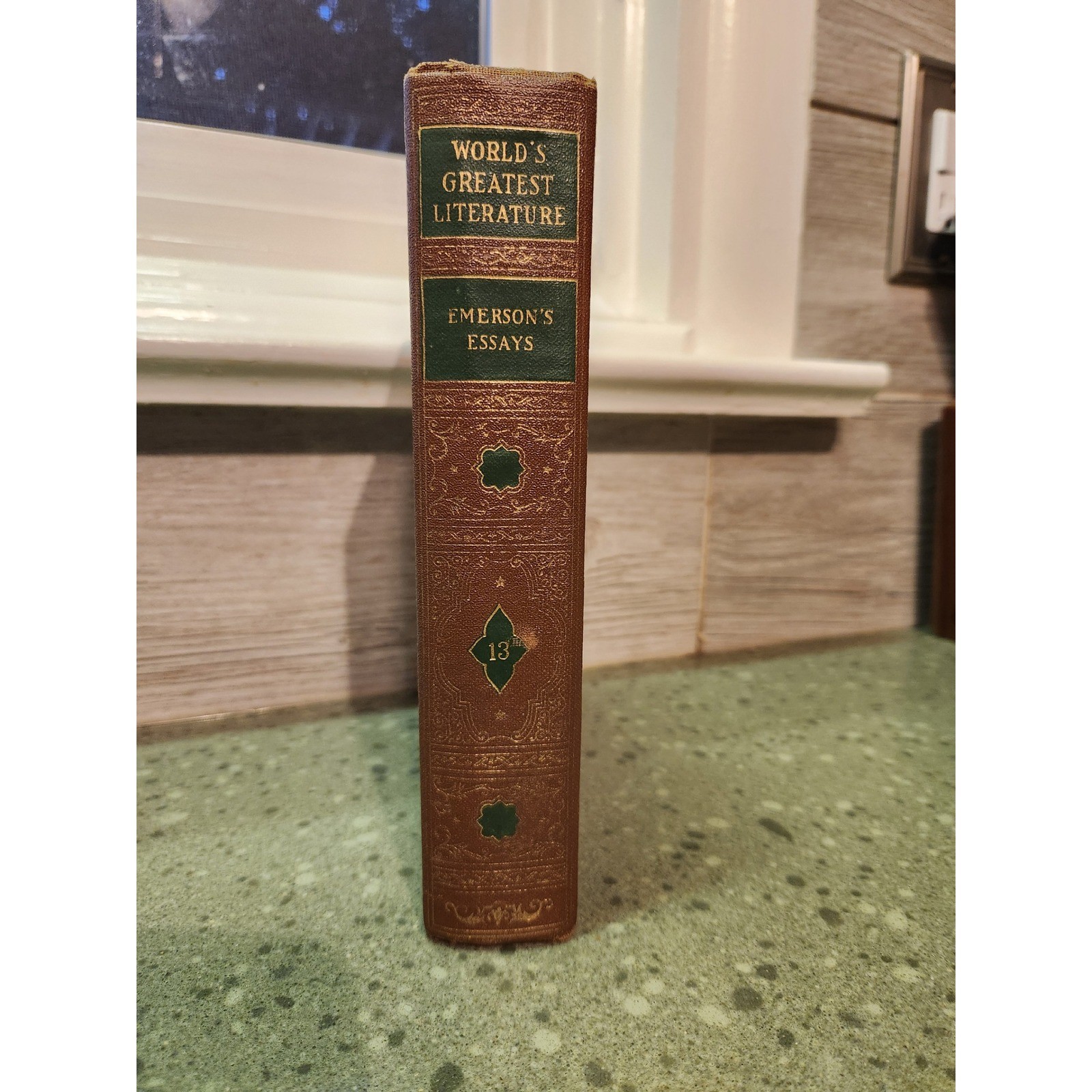 VTG 1937 World\'s Greatest Literature #13 Emerson\'s Essays VTG 1937 World\'s Greatest Literature #13 Emerson\'s Essays