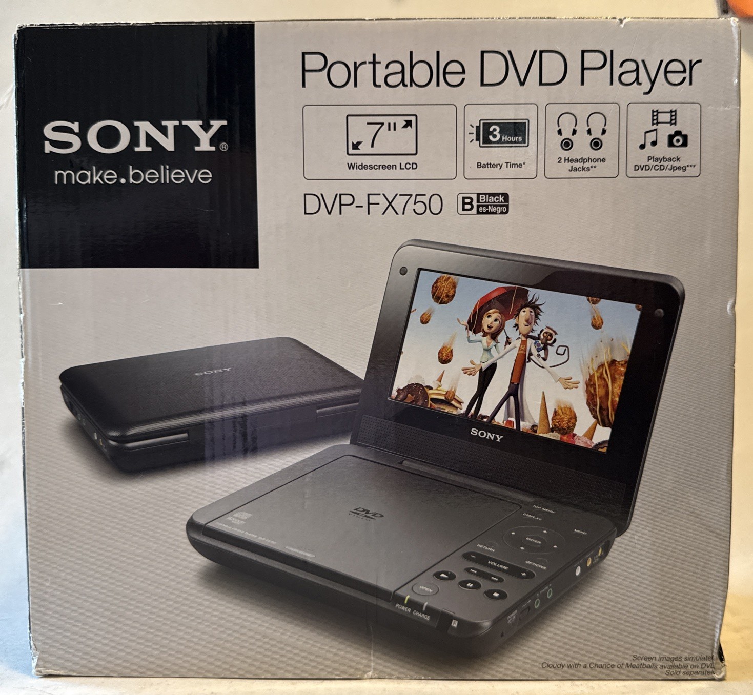 Sony DVP-FX750 Portable DVD Player 7\ Sony DVP-FX750 Portable DVD Player 7\
