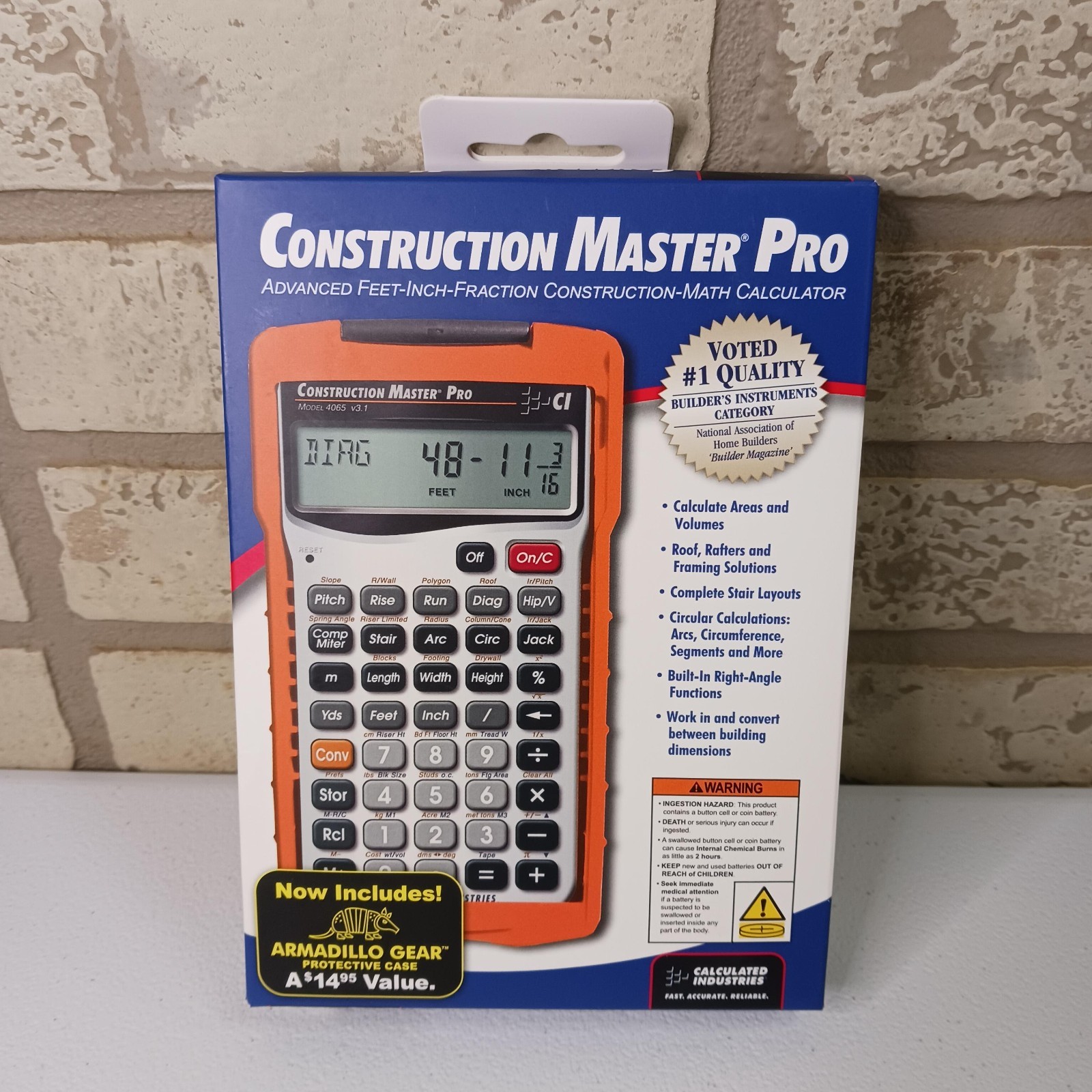 Construction Master Pro Calculator Includes Armadillo Case Calculated Industries Construction Master Pro Calculator Includes Armadillo Case Calculated Industries