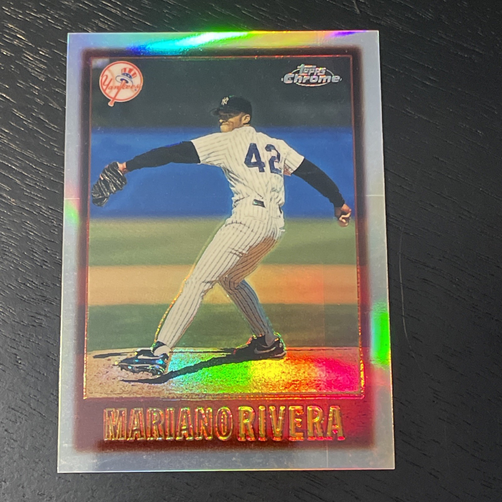 1997 Topps Chrome #89 Mariano Rivera Refractor New York Yankees 1997 Topps Chrome #89 Mariano Rivera Refractor New York Yankees