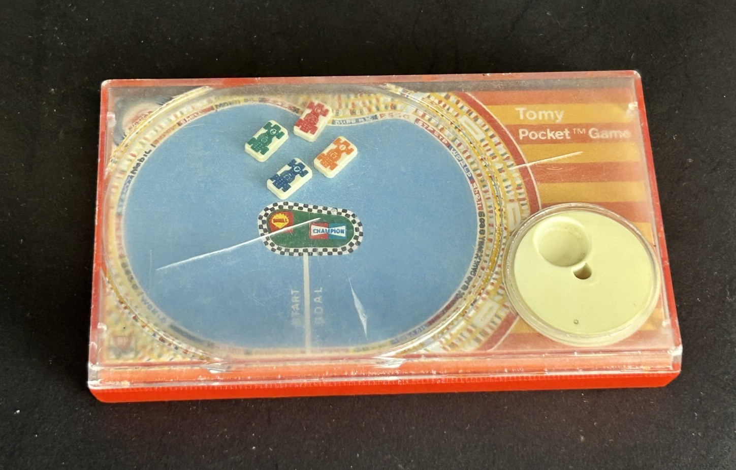 Vintage TOMY Pocket Game Speedway Auto Race 1975