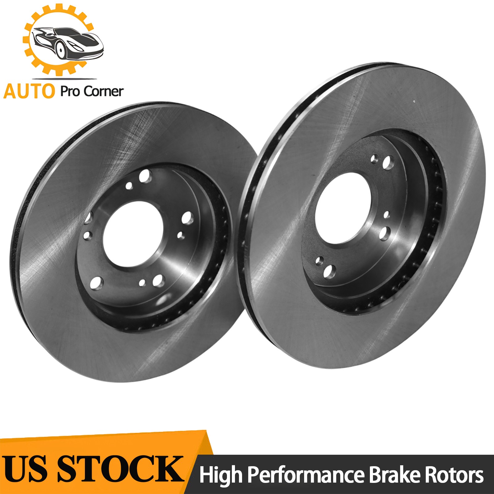 2Pcs Front Disc Brake Rotor for Honda Civic 2004-2011 CR-Z 2011-2015 Acura RSX 2Pcs Front Disc Brake Rotor for Honda Civic 2004-2011 CR-Z 2011-2015 Acura RSX