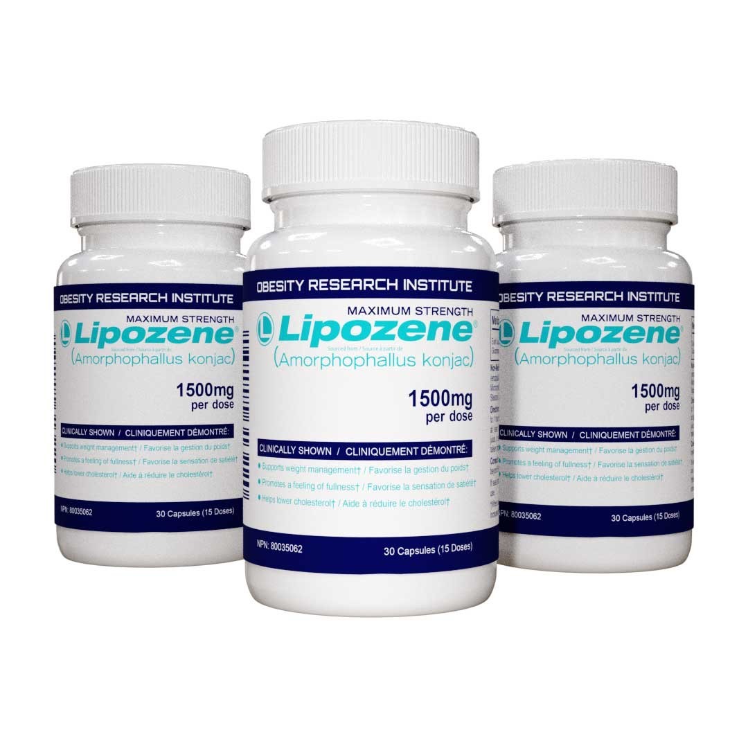 Lipozene Official Store - 90 Capsules (3 x 30 Count) - Canadian Label