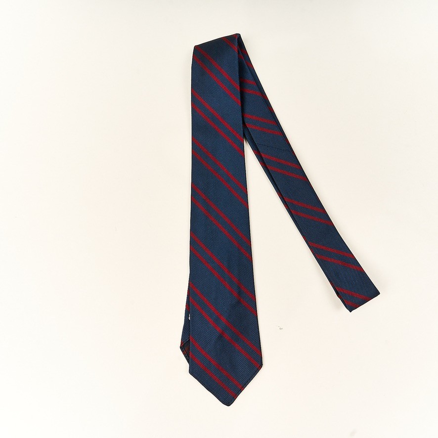 Harvard University Coop Silk Tie Navy Red Regimental Stripe 2.5\ Harvard University Coop Silk Tie Navy Red Regimental Stripe 2.5\