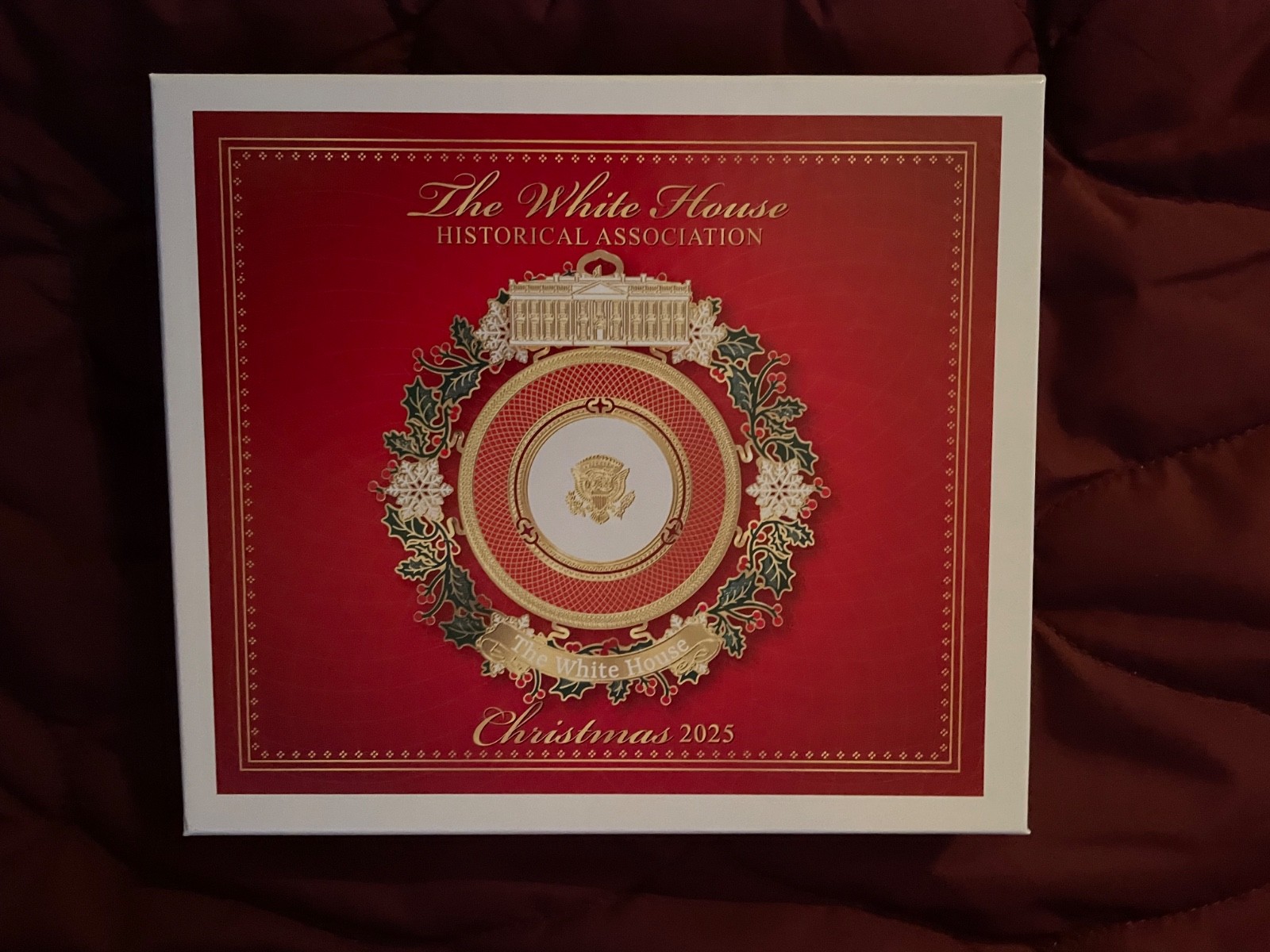 Official 2025 White House Christmas Ornament – Honors 150 Years of White Official 2025 White House Christmas Ornament – Honors 150 Years of White