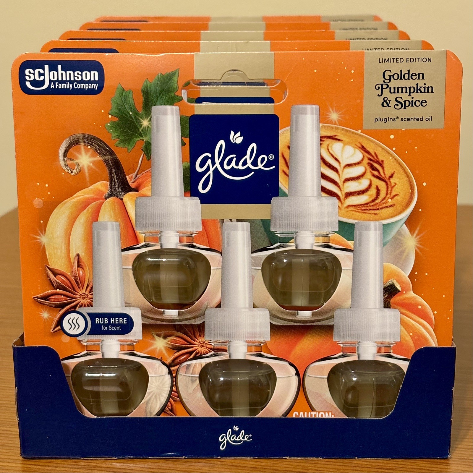Glade PlugIns Refills 2x5pk (10 Total) Golden Pumpkin & Spice