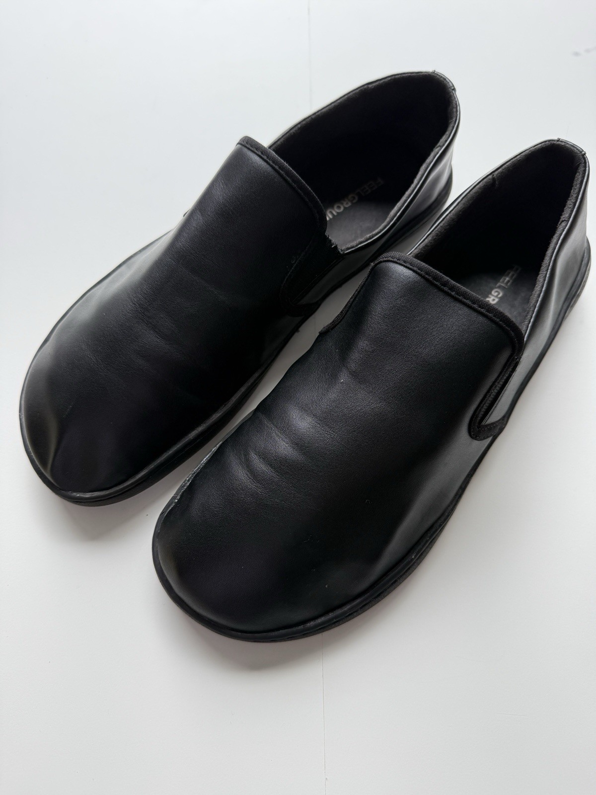 Feelgrounds Black Droptop Luxe Barefoot Shoes Men\'s US 11 Vegan Leather Feelgrounds Black Droptop Luxe Barefoot Shoes Men\'s US 11 Vegan Leather
