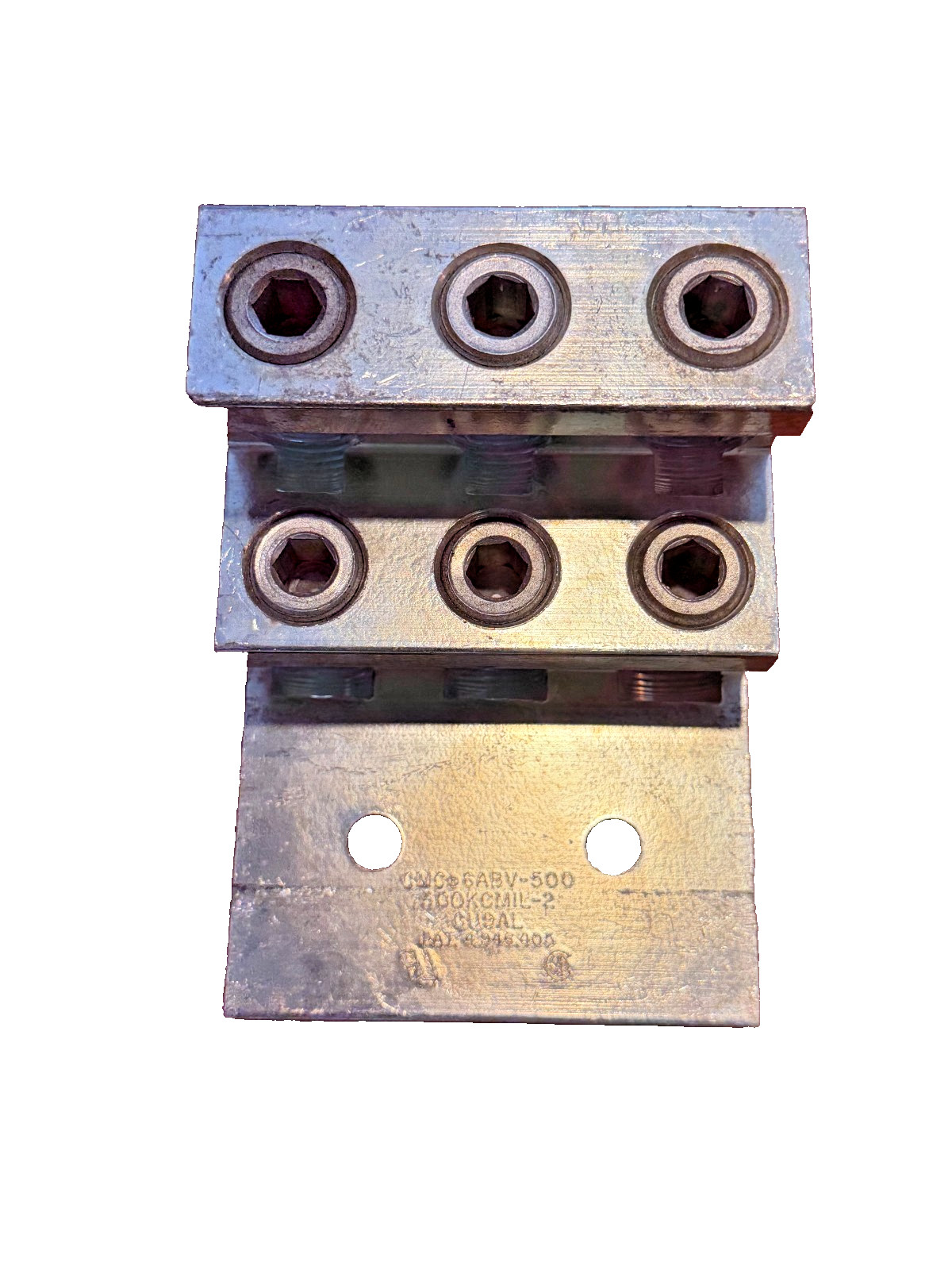 NEW CMC 6ABV-500 Multi Conductor Aluminum Mechanical 6 Ports Lugs Panelboard 1pc