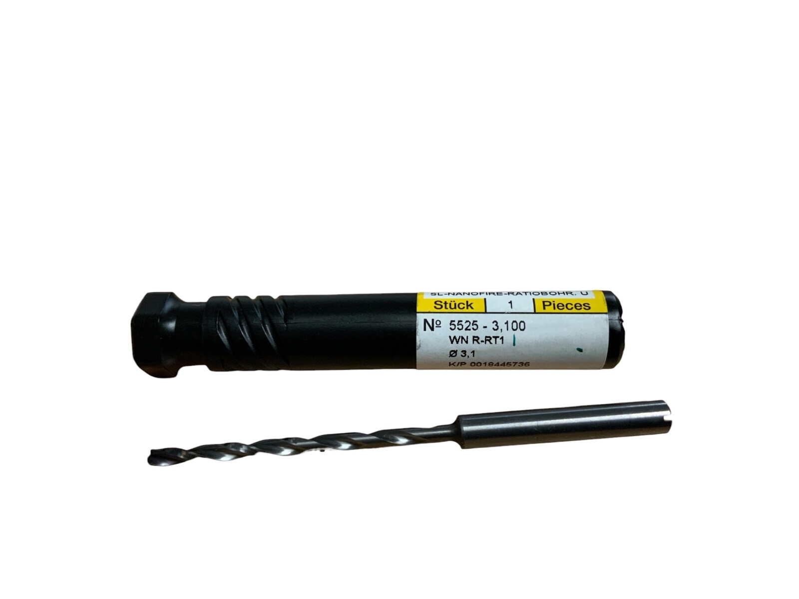 Guhring Carbide 2 Flute Drill 5525-3100, WN R-RT1 Guhring Carbide 2 Flute Drill 5525-3100, WN R-RT1