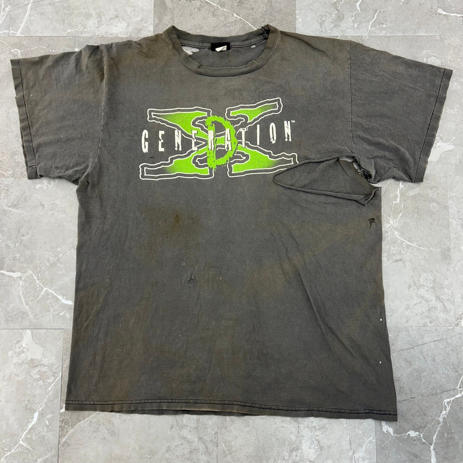 Vintage D Generation X Graphic Tee Mens XL Distressed WWF Triple H Chyna HBK Vintage D Generation X Graphic Tee Mens XL Distressed WWF Triple H Chyna HBK