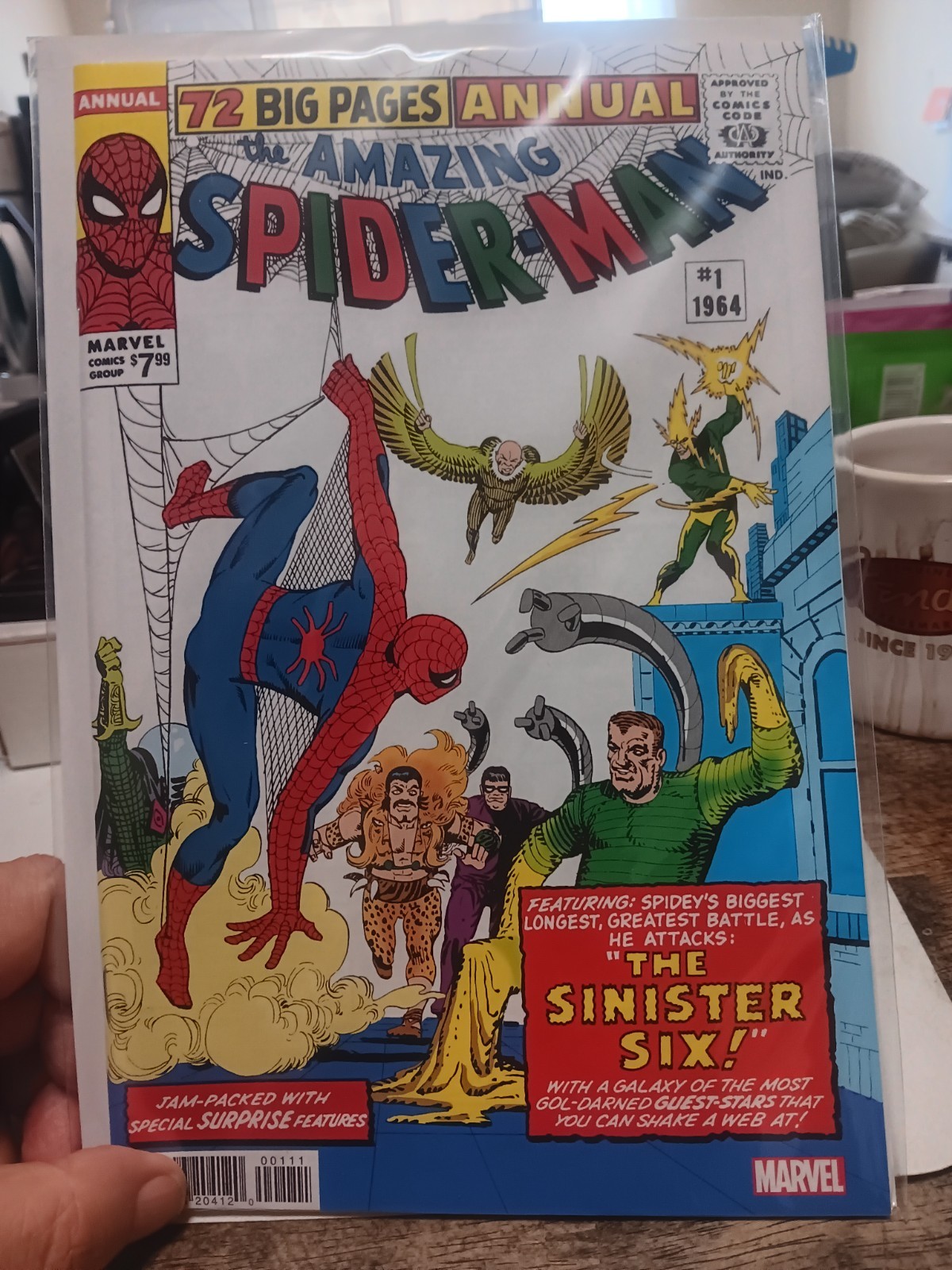 The Amazing Spider-Man Annual #1 Marvel Comics Newsprint Replica Near Mint B&B The Amazing Spider-Man Annual #1 Marvel Comics Newsprint Replica Near Mint B&B