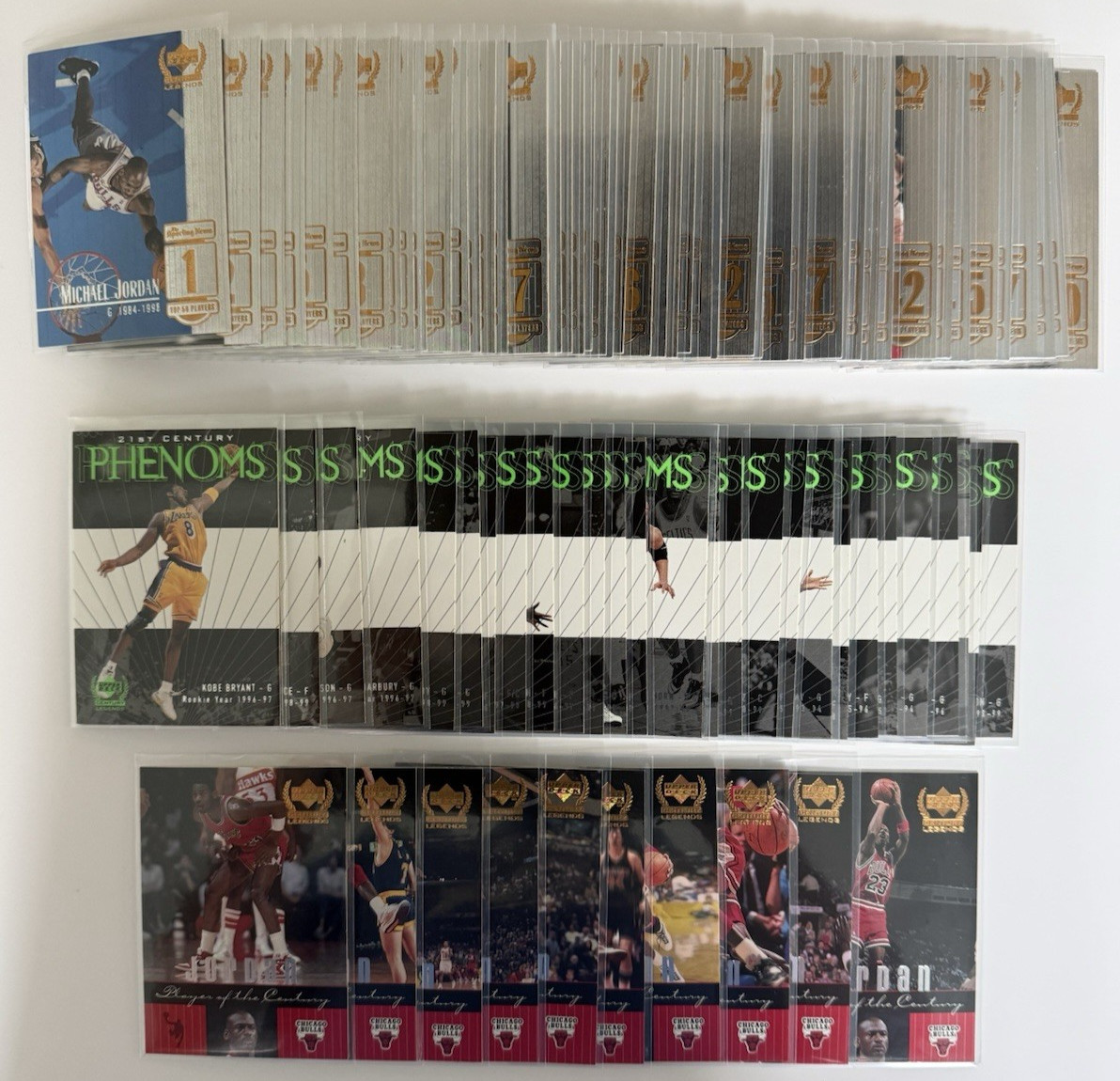 1998-99 Upper Deck Century Legends Basketball Complete Set #1-90 - MJ Kobe + 1998-99 Upper Deck Century Legends Basketball Complete Set #1-90 - MJ Kobe +