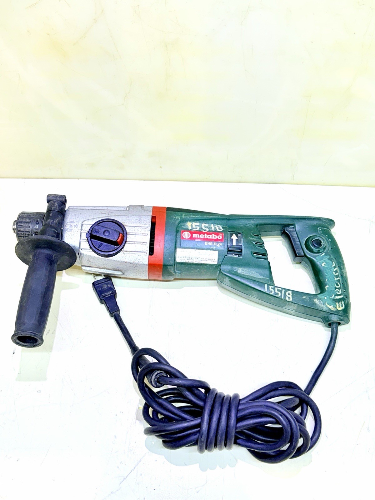 Metabo BHE-D 24, 5.6A Electric Rotary Hammer Drill Metabo BHE-D 24, 5.6A Electric Rotary Hammer Drill