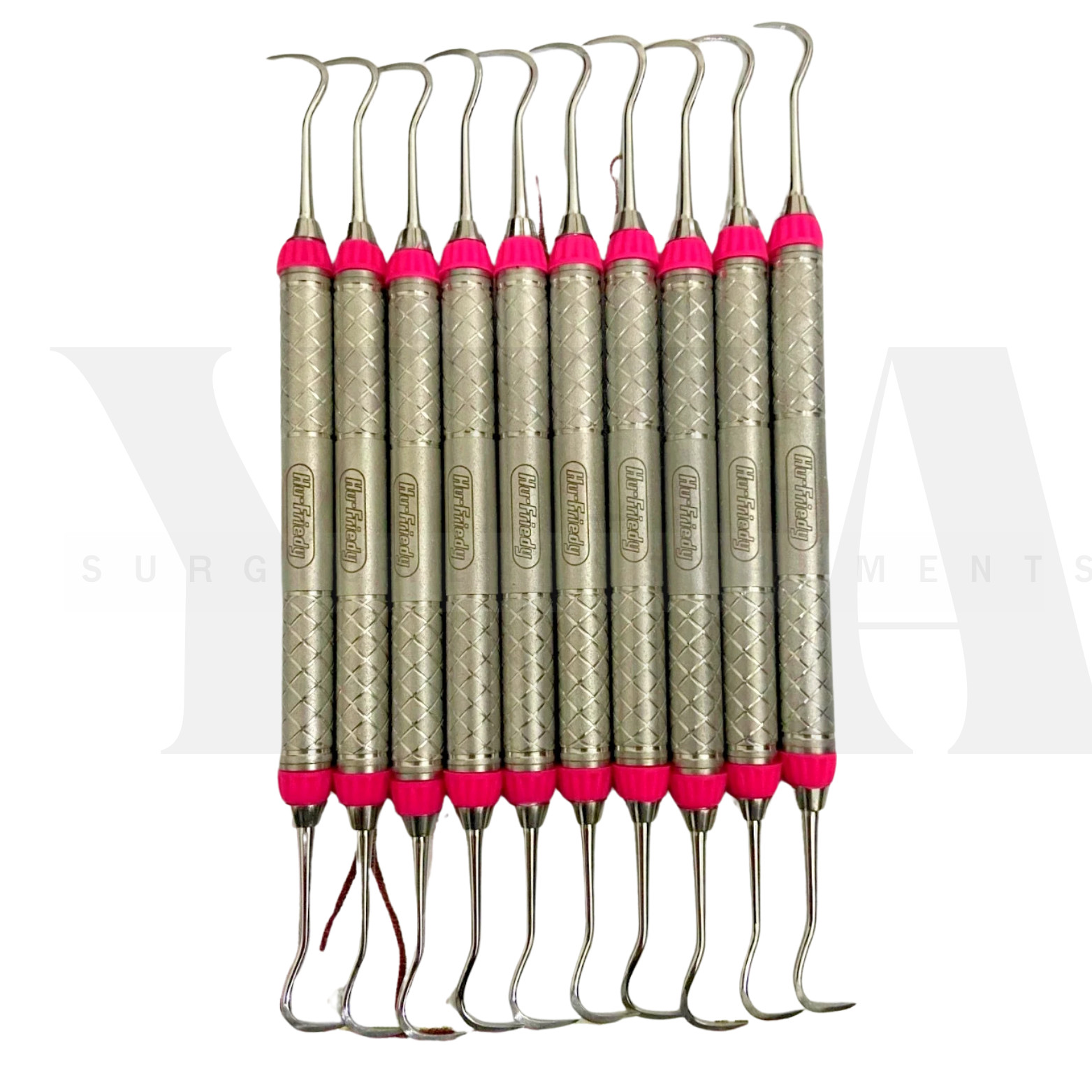 Lot of 10 Hu Friedy R138 (Montana Jack) Curved Sickle Scalers Lot of 10 Hu Friedy R138 (Montana Jack) Curved Sickle Scalers